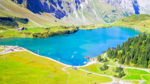 Scenic view of lake