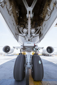 View of airplane at airport