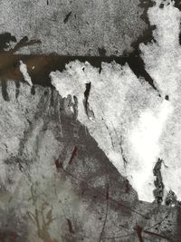 High angle view of man