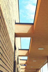 Low angle view of building against sky