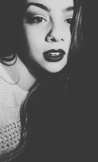 Portrait of young woman