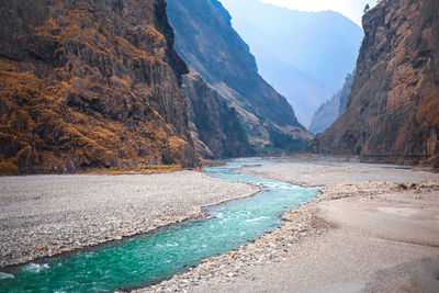 Scenic view of lake