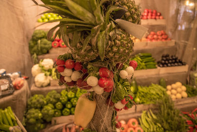 View of fruits for sale in market