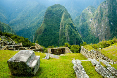 Scenic view of mountain range