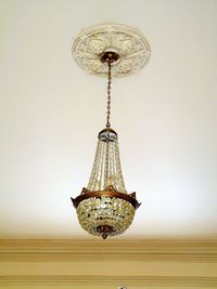 Close-up of electric lamp