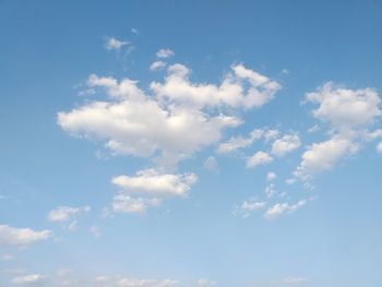 Low angle view of clouds in sky