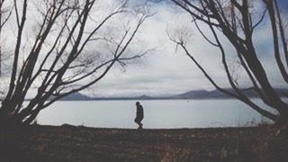 water, tranquility, tranquil scene, bare tree, sky, scenics, beauty in nature, branch, nature, silhouette, sea, lake, tree, horizon over water, cloud - sky, one person, shore, reflection, idyllic, beach