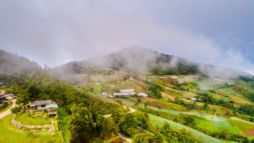 Scenic view of landscape against sky