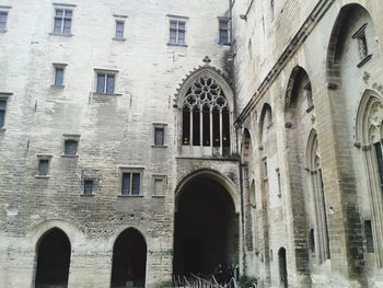 Low angle view of old building