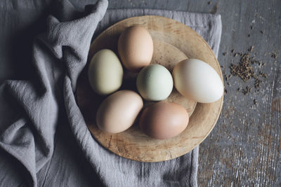 Eggs on plate