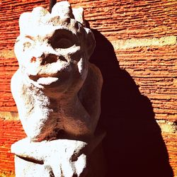 Close-up of brick wall