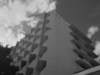 Low angle view of building against sky
