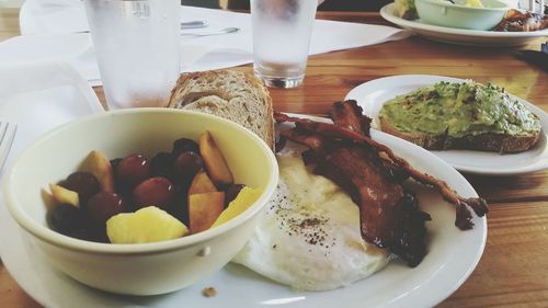 Close-up of food in plate