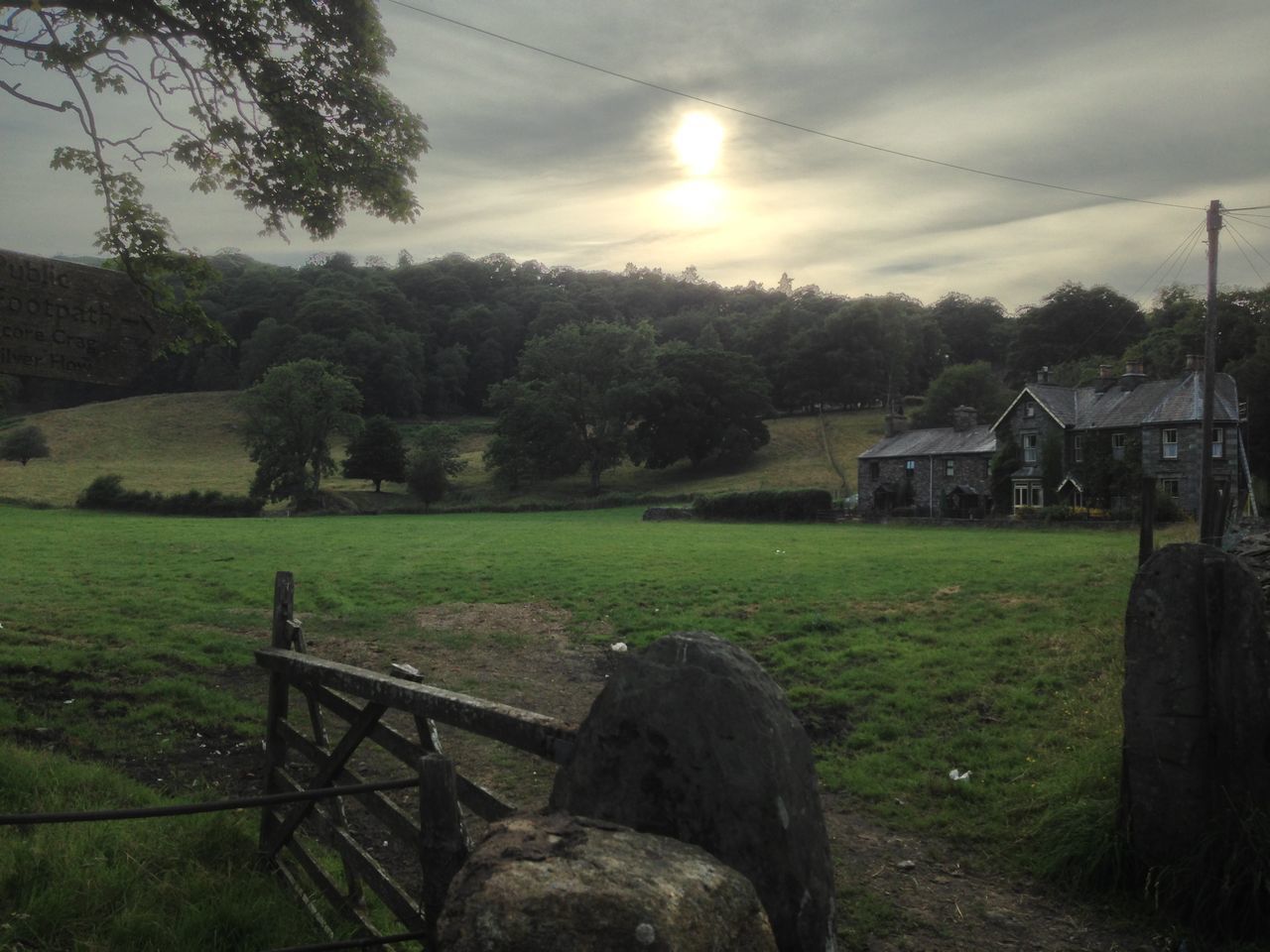 SCENIC VIEW OF FARM AGAINST SKY