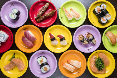 Close-up of food on table