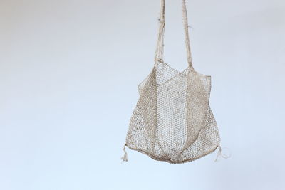 Handmade hemp bag.