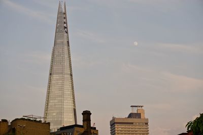 Low angle view of buildings against sky