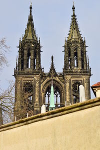 High angle view of church