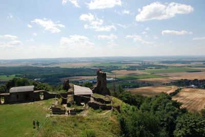 Lichnice castle with a beautiful view