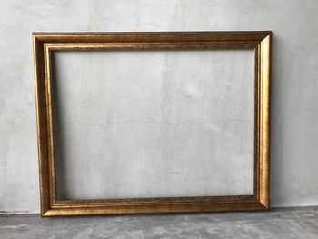 Empty frame on the wall