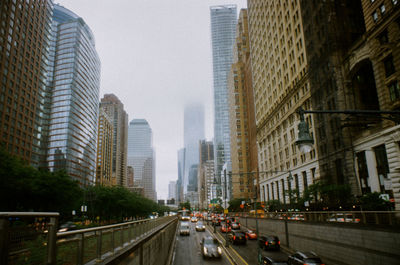 Panoramic view of city buildings