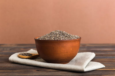 Close-up of potted plant on table