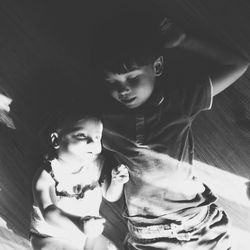 Portrait of happy girl