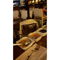 People in restaurant