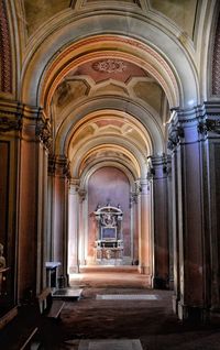 Corridor of historic building