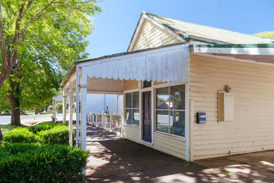 Exterior of house