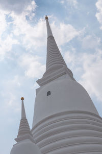 Low angle view of building against sky