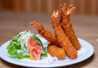 Close-up of food in plate