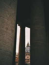 Low angle view of historical building