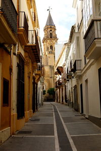 Street amidst buildings in city