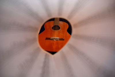 Full frame shot of guitar