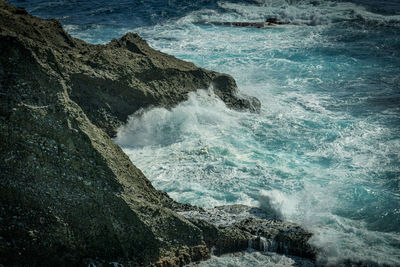 Scenic view of sea shore