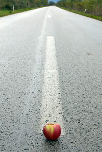 View of fruit on road