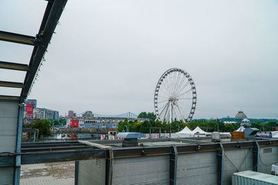 Ferris wheel against sky