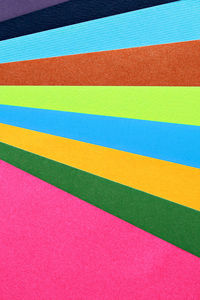 Close-up of multi colored papers