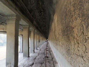 Corridor of old building