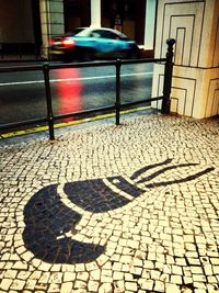 Footpath at night