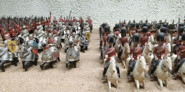 Group of people at market