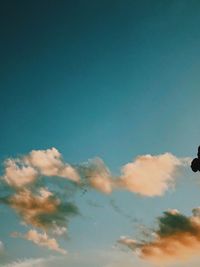 Low angle view of clouds in sky