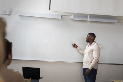 Teacher in classroom