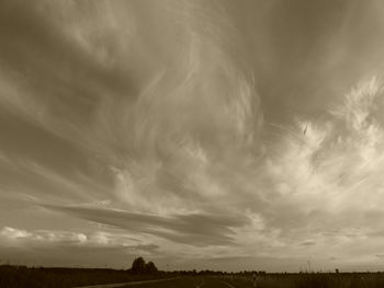 Landscape against sky