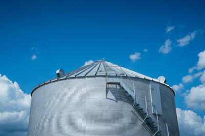 Low angle view of building against sky