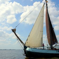 Boats in sea