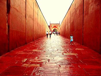 Walkway leading towards building