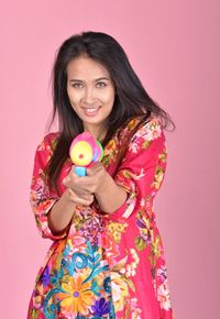 Portrait of a smiling young woman