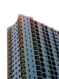 Low angle view of modern building against sky